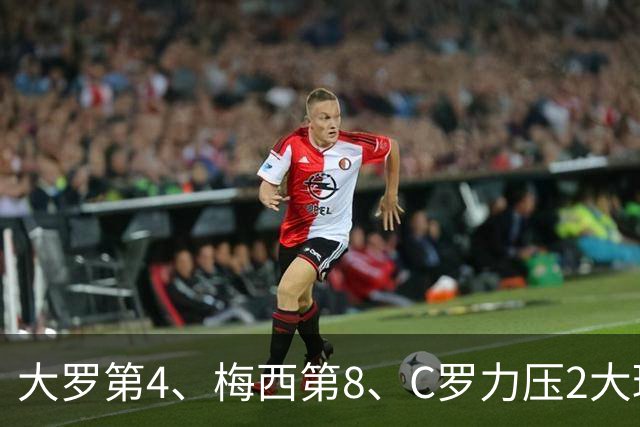 大罗第4、梅西第8、C罗力压2大球王登顶! 单兵最强我第一个不服